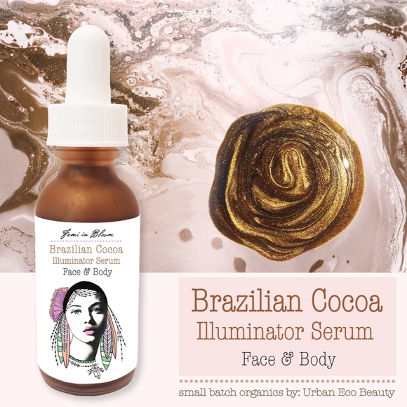 Brazilian Cocoa Illuminator Serum for Face and Body / Highlighting Glow - Picture 3 of 16